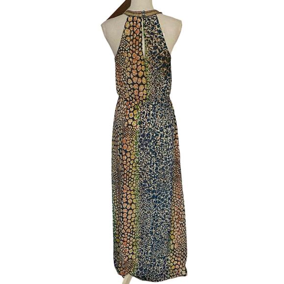HD in Paris Anthropologie Size 2 Mayacamas Maxi Dress Multicolor - Picture 2 of 6